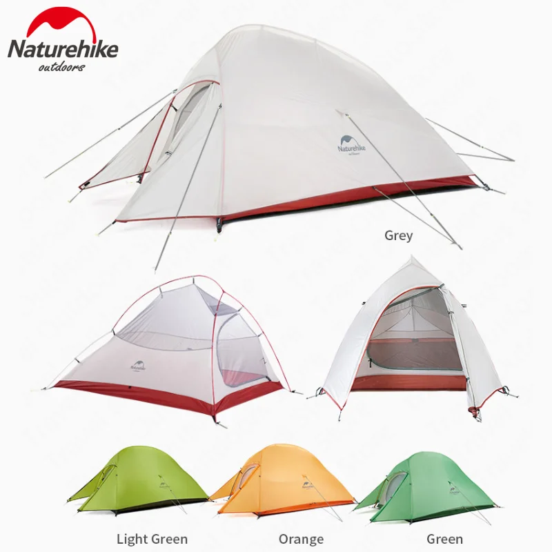 Туристическая палатка Naturehike Cloud Up 2 Ультралегкая Силиконовая Водонепроницаемая