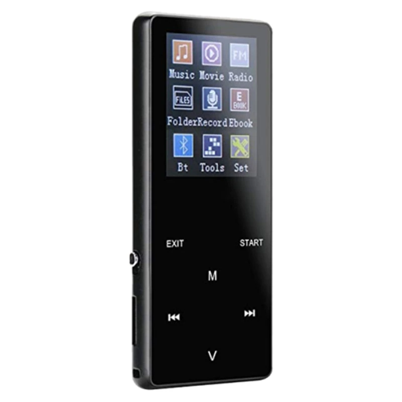 K1 музыкальный плеер 1 8 дюймов Цвет Sn MP3 цинковый сплав Bluetooth MP4 видео с FM радио