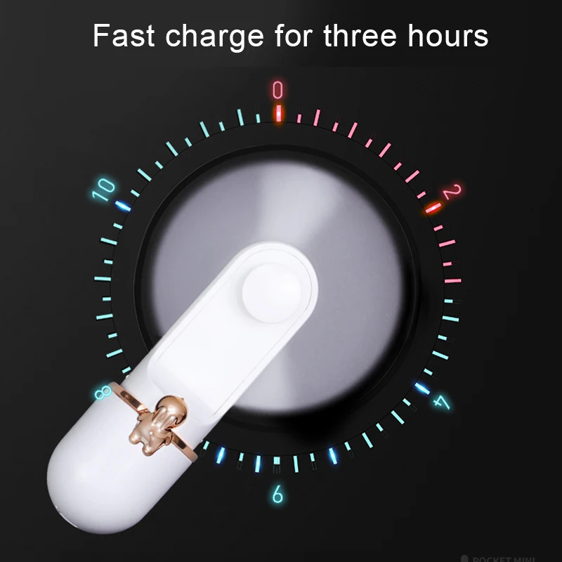 

Hot Mini Handheld Fan USB Rechargeable Portable Fan with 2 Adjustable Speed Long Lasting for Outdoor Use X85