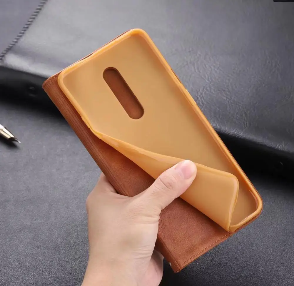 Кожаный чехол Oneplus 7 Винтажный для телефона Pro флип-чехол 360 чехол-кошелек One Plus с