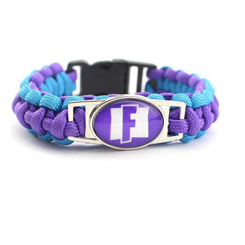 Черная Радуга Six Siege FPS Косплей bBracelet ручной вязки готический панк кулон браслет унисекс модные ювелирные изделия Bijoux - Окраска металла: 1