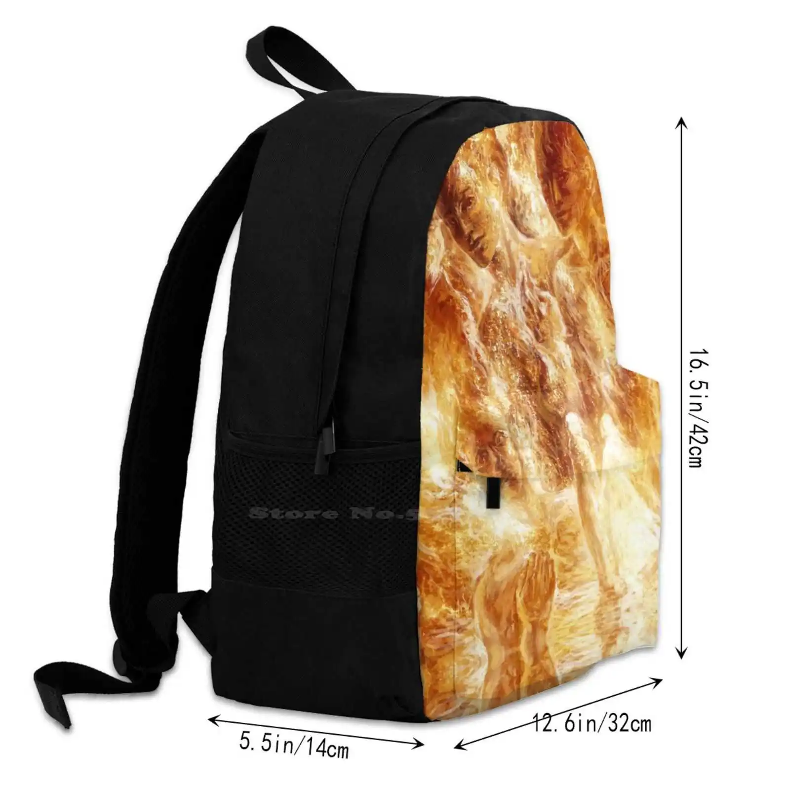 Zkw✖ Reincarnation Hot Sale Schoolbag Backpack Fashion Bags Karma Sansara Samsara Mahayana Aquarius Rebirth New