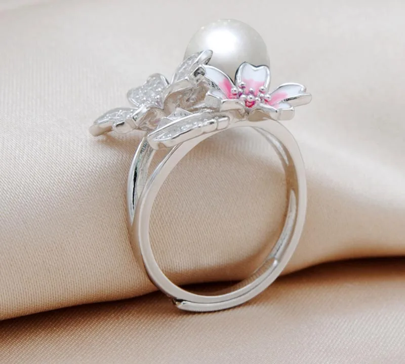 Комплект из кольца и серёг серебра 925 пробы | Украшения аксессуары