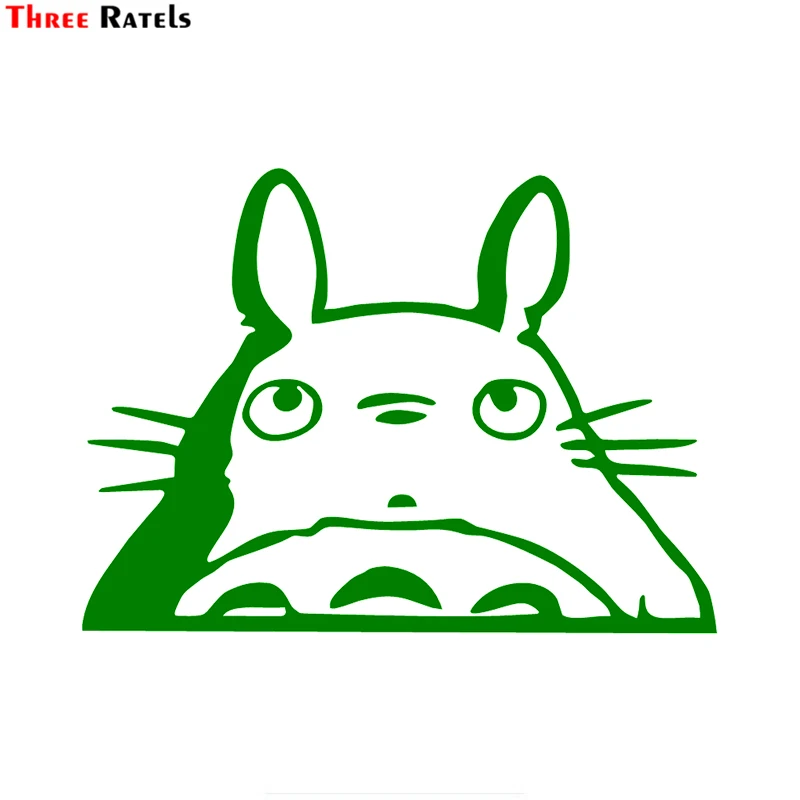 

Three Ratels FD34 Totoro Head Kawaii Animal Cartoon Car Sticker Window Wall Laptop Notebook Stickers Home Decal DIY Novelty Gift
