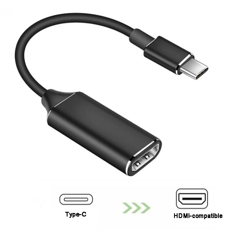переходник с type c на гнездо 4k hd tv hdmi с