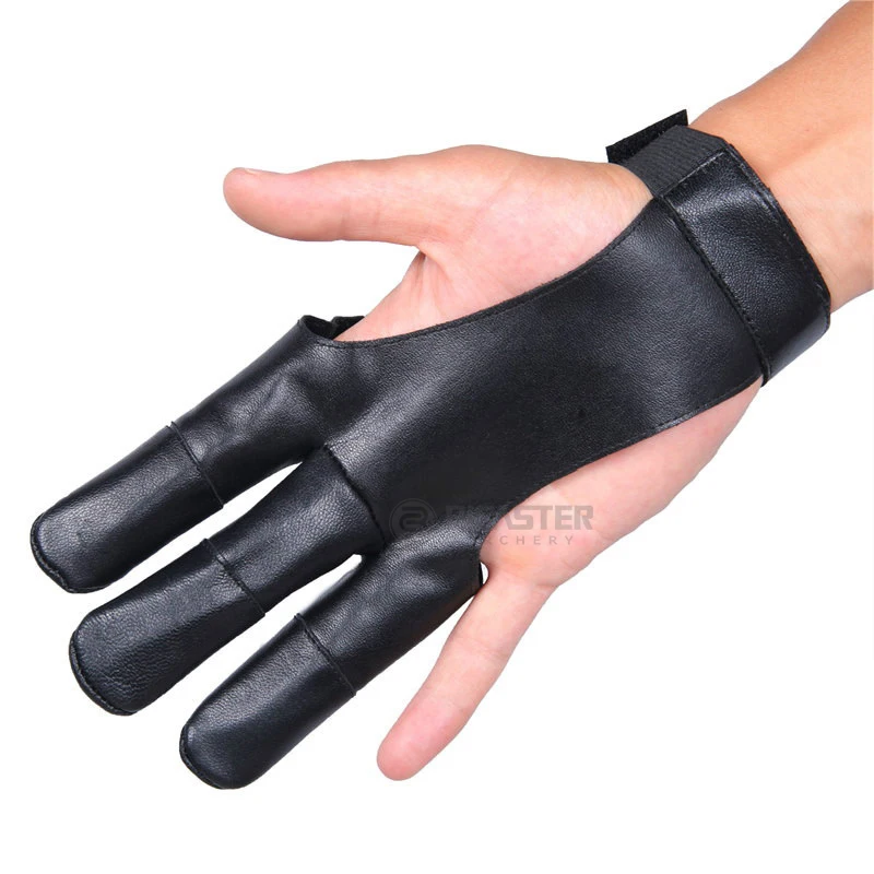 3 пальца защитные кожаные перчатки для стрельбы из лука охотничьи традиционные