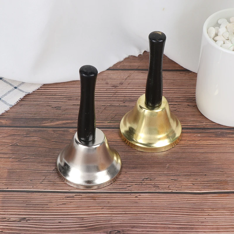 1 шт. металлические рождественские ручные звонки колокольчики для чая с Санта