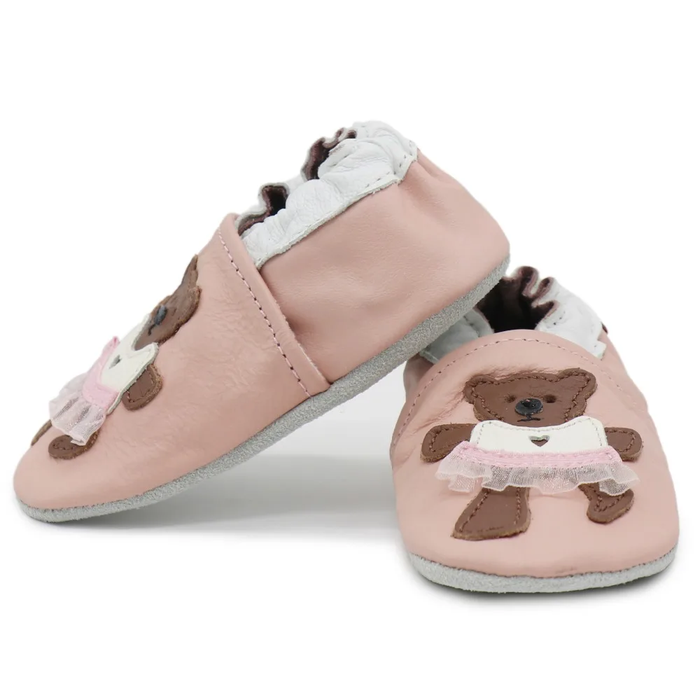 Shoeszoo/детская обувь из мягкой натуральной кожи для новорожденных мальчиков и девочек; нескользящая обувь для малышей от 0 до 24 месяцев