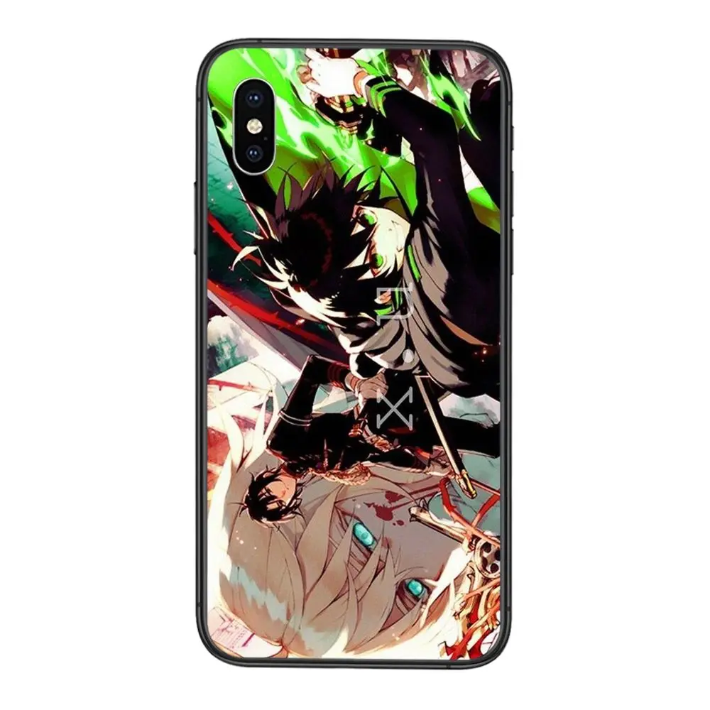Чехол для телефона Owari No Seraph черный из ТПУ хороший магазин Xiaomi Redmi 9 8 7 K40 9A 9C Pro Plus Nfc