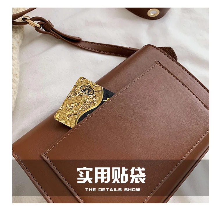 Новинка 2019 осенне зимняя Ретро сумка в гонконгском стиле женская модная через