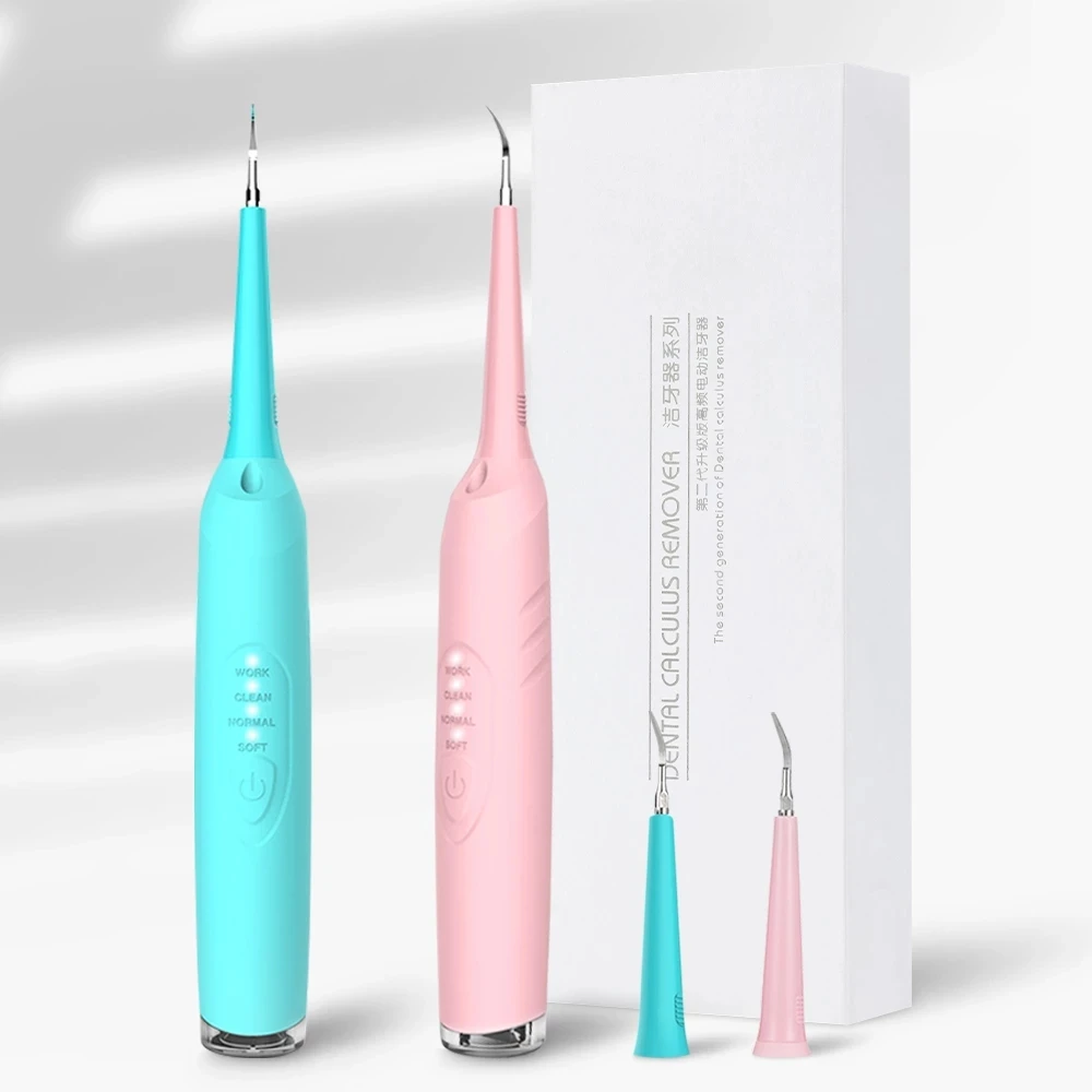 

Electric Sonic Dental Scaler Tooth Calculus Remover Stains Tartar Scraper High Frequency Vibration Dentist Tool for Beauty Teeth
