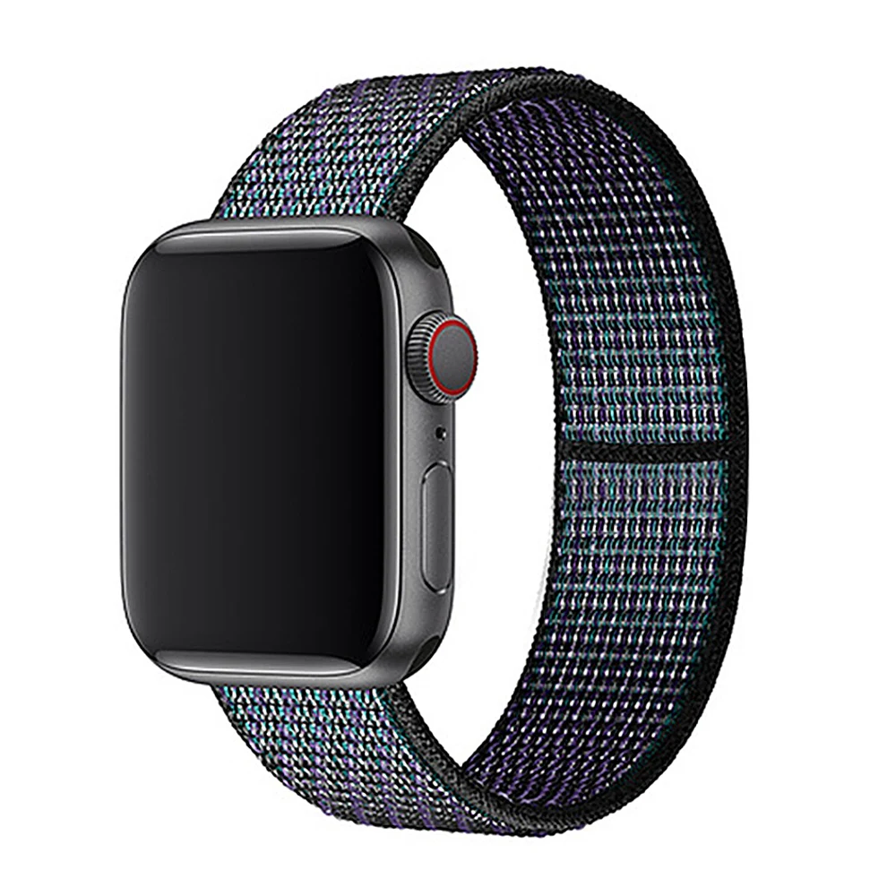 

Nylon fabric WatchBand for Apple Series 321,38mm42mm Soft handmade belt new design Sports Loop 40mm44mm Watch Band Accessories