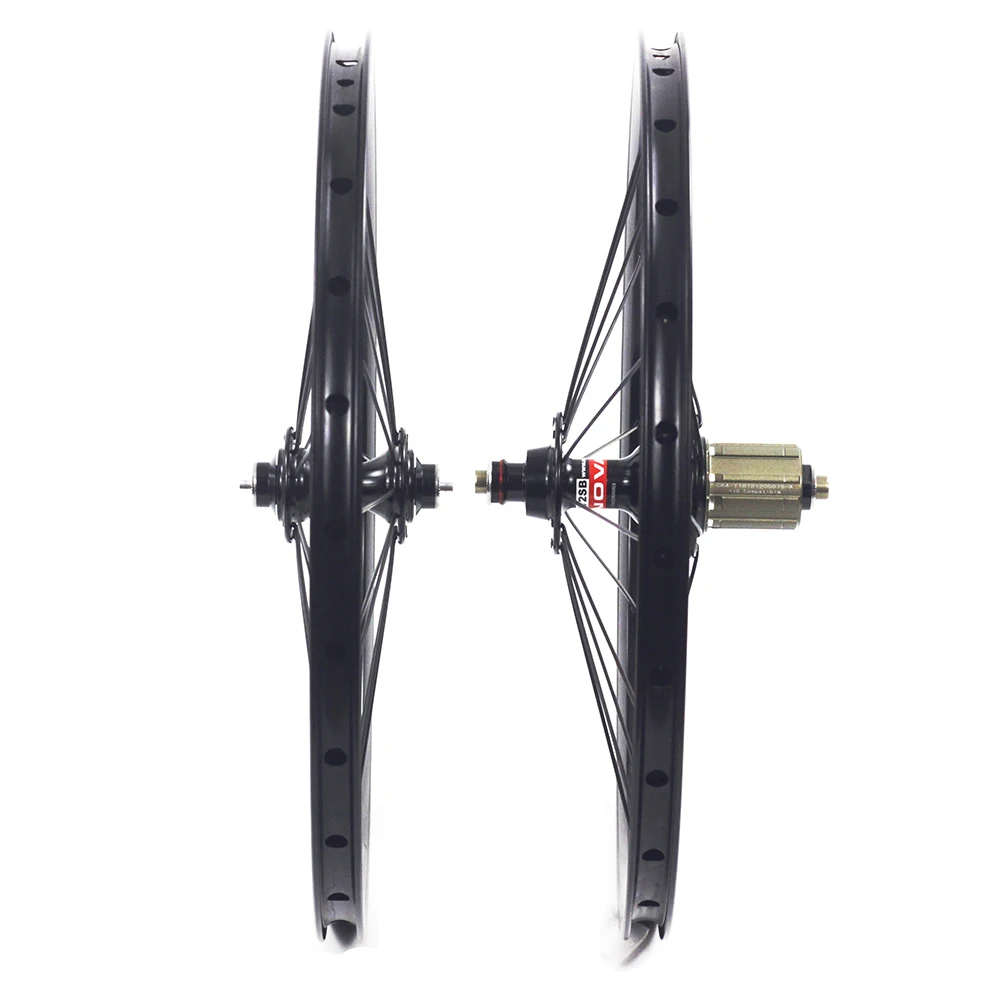 Alloy Wheels 16&quot 1 3/8&quot 349 V Rim Brake 24H 8-11s 74mm 130m for FNHON GUST Folding Bike Urban Clincher Bicycle | Спорт и