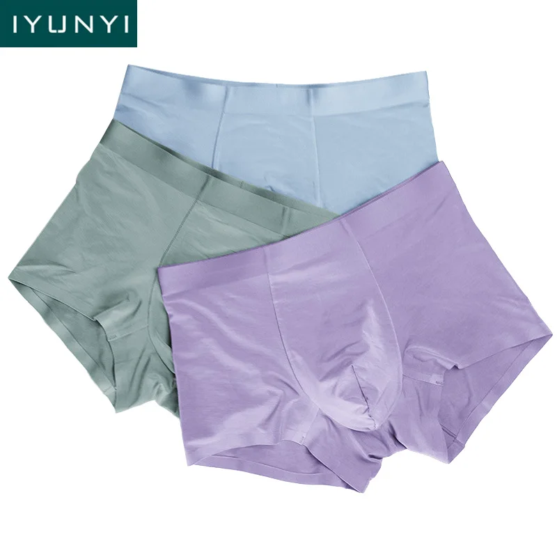 IYUNYI высокое качество мужское нижнее белье удобные шорты боксеры мягкие мужские