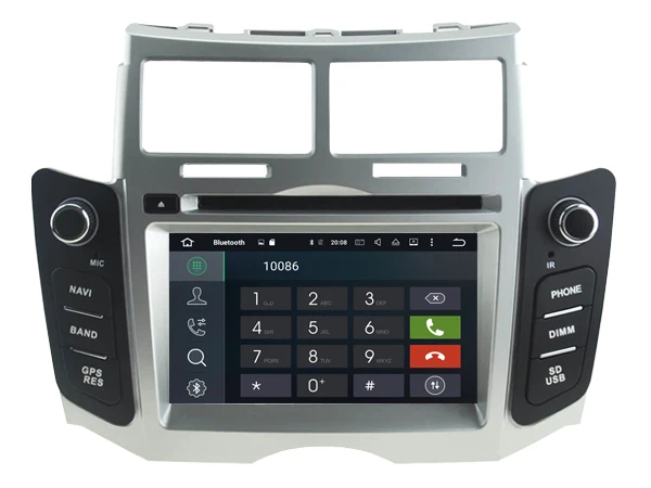 Ips экран Android 8 0 автомобильный Dvd Navi плеер для TOYOTA YARIS 2005-2011 gps suto стерео аудио