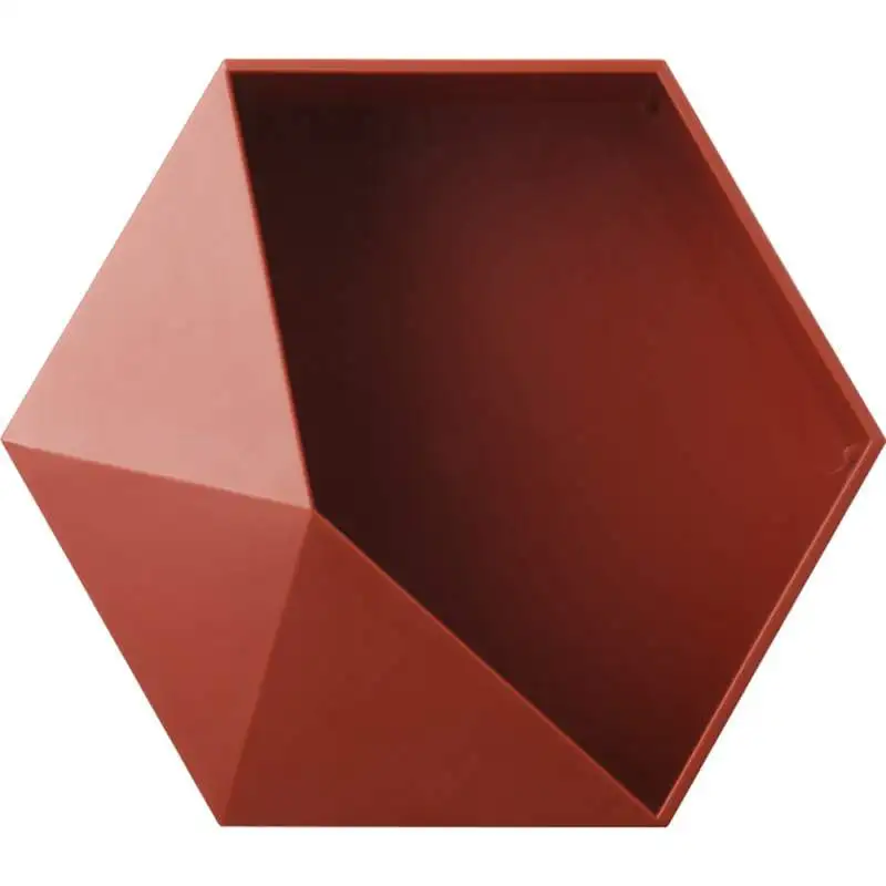 NordicStyle Hexagonal Wall Shelves Geometric Floating Shelf Storage Box Home Decoration | Дом и сад