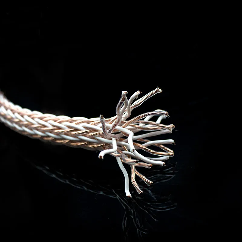 Серебристый аудиофил 12TC звуковая линия HIFI основная однокристальная медная