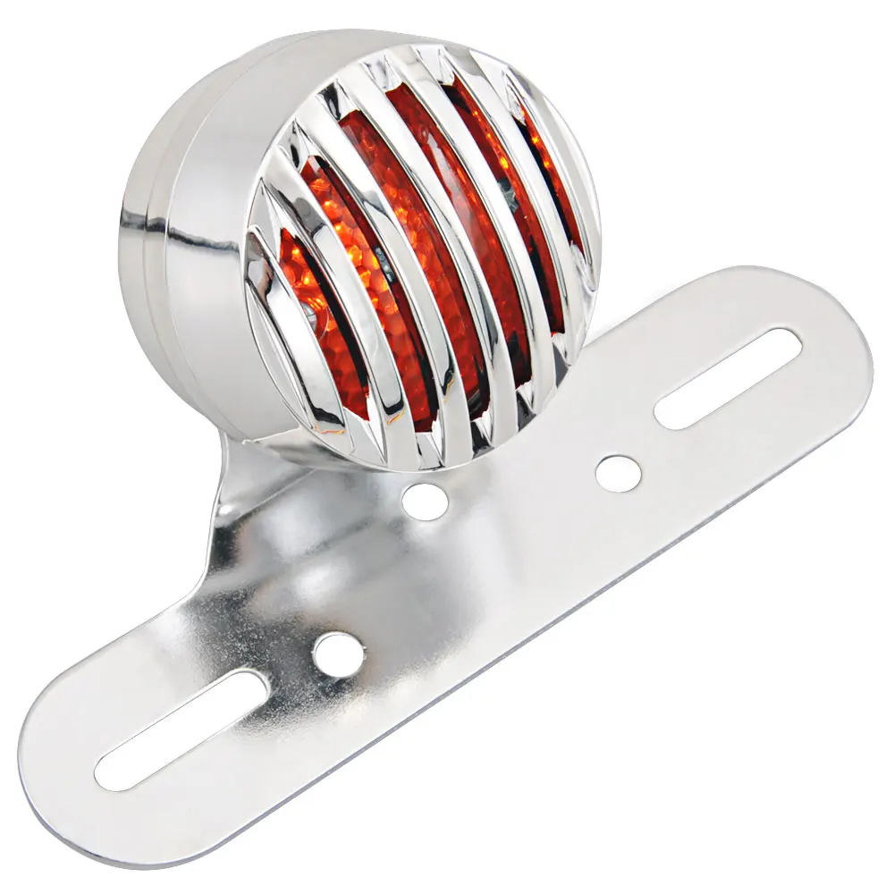 Красные линзы мотоциклетный держатель номерного знака светодиодный задний