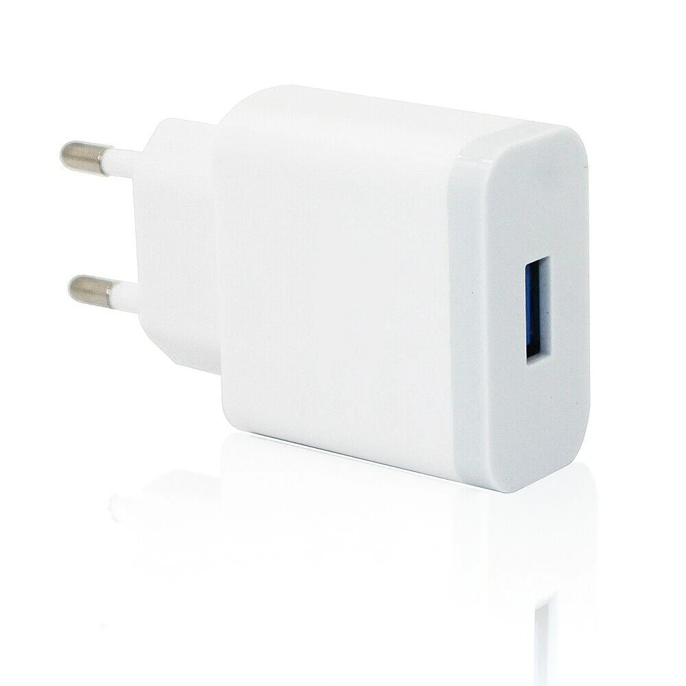 5 в 2.4A USB зарядное устройство голова США/ЕС адаптер питания Белый 1-зарядное на