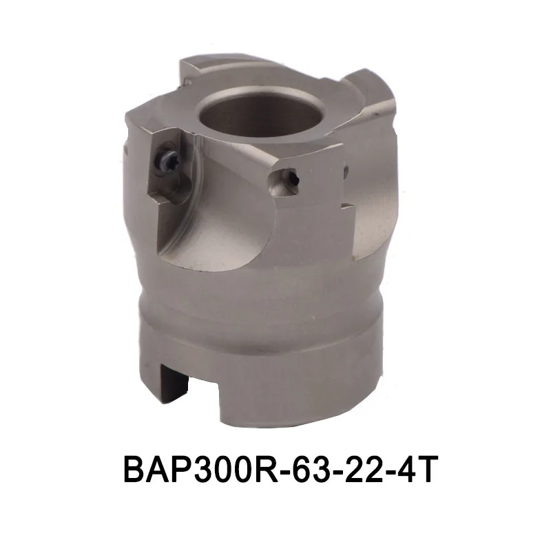 BAP300R BAP400R Наплечная головка Фрезы с ЧПУ, фрезерные инструменты, карбидные вставки APMT1135 APMT1604 - Длина режущей кромки: BAP300R-63-22-4T