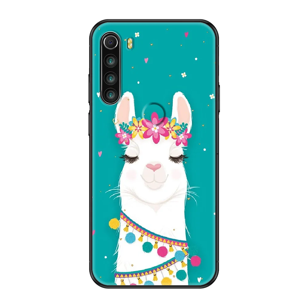 Чехол для телефона Alpacas No Prob Lama Llama Xiaomi Redmi Note S2 4 5 6 7 8 A S X Plus Pro черный мягкий чехол из