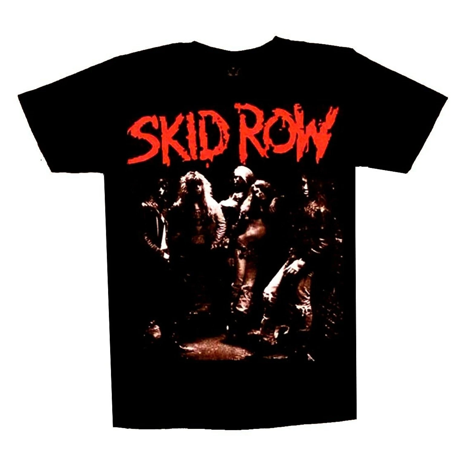 Мужская футболка мужская летняя мода хлопок Skid Row рок группа забавная новинка wo