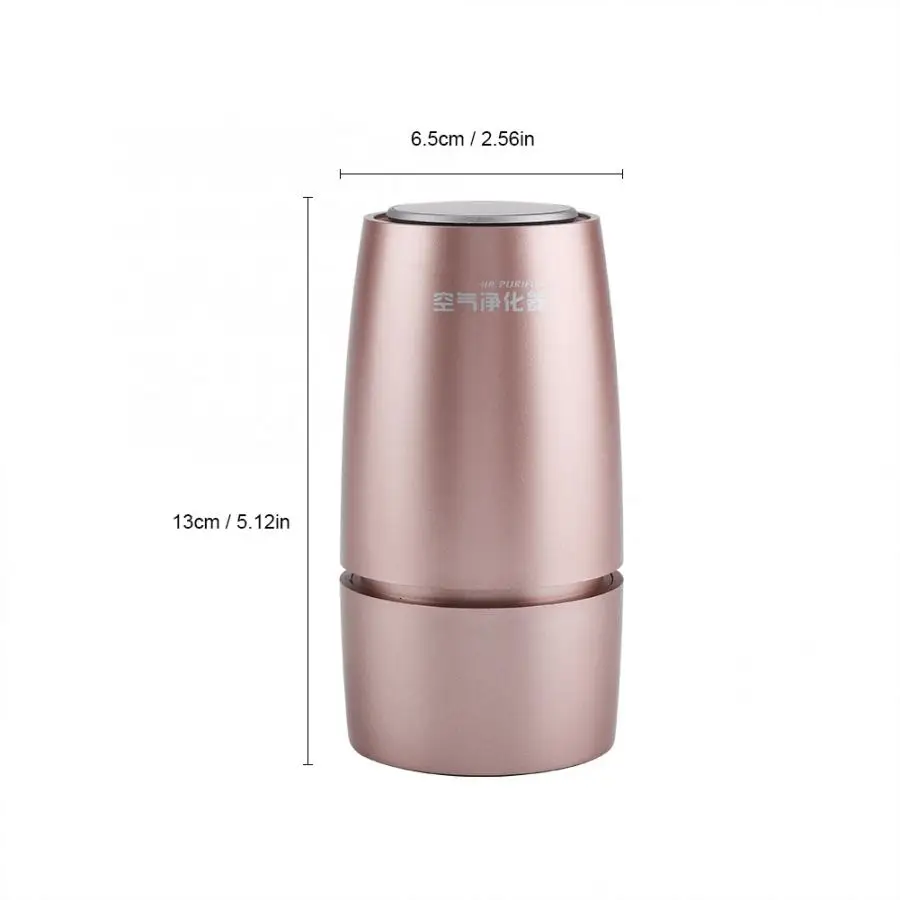 

Portable Car Ionizer Air Purifier Cleaner Negative Ion Anion Generator Freshener Add Essential Oil For Home purificador de aire