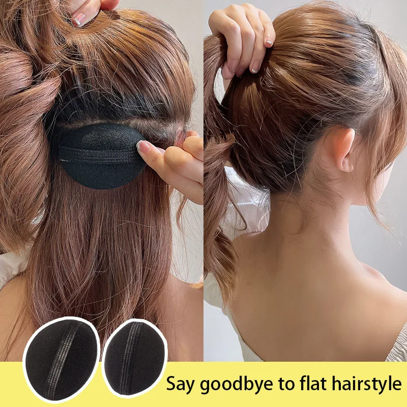 

1 Set Hair Pads Hair Volume Increase Puff Hair Bun Maker Donut Foam Sponge Bump Up Insert Base Hair Styling Accessories