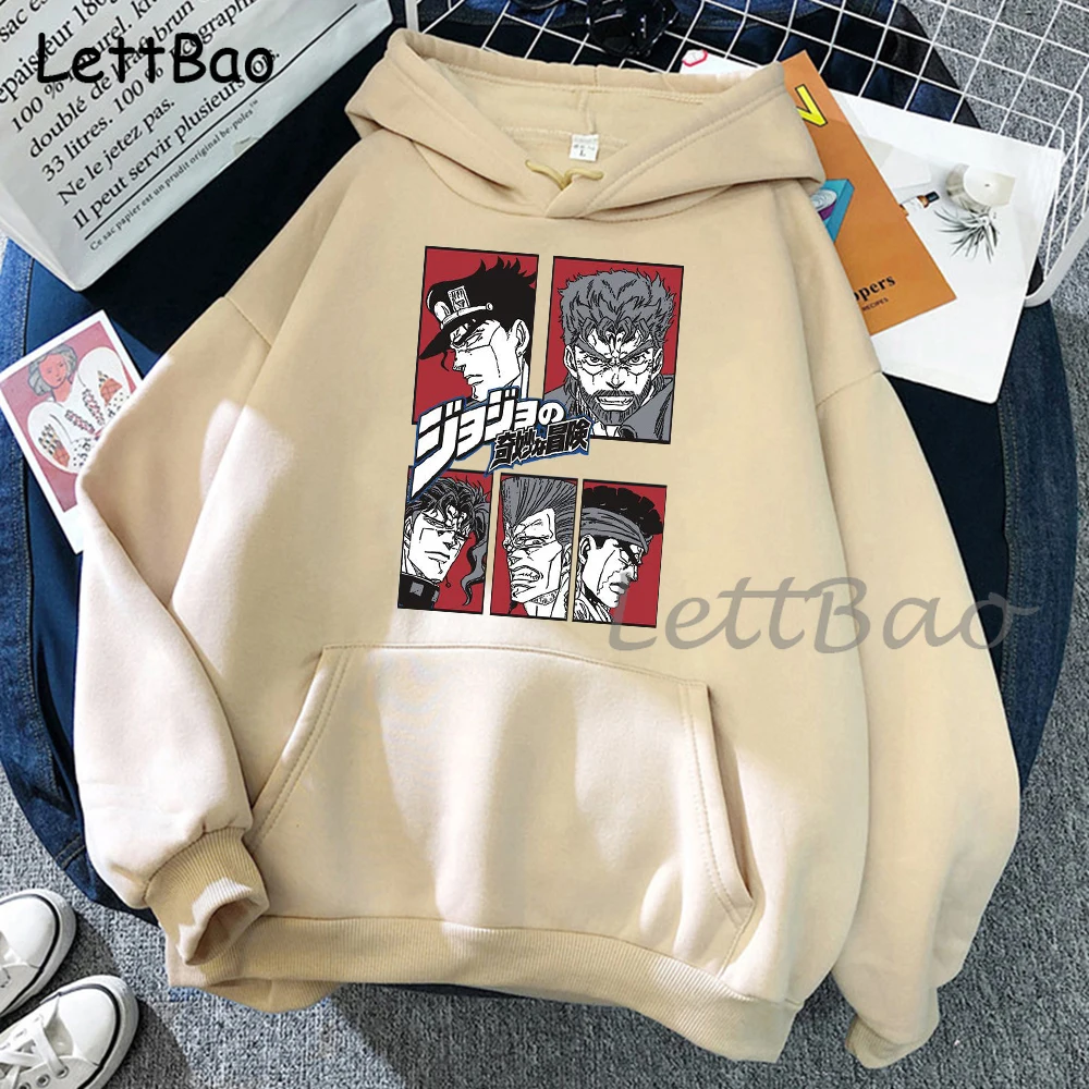 

Bizarre Adventure JOJO Anime Printed Hoody Women Men Personality Comfortable Hoodie Men's Autumn New Winter Sweatshirt Menswear