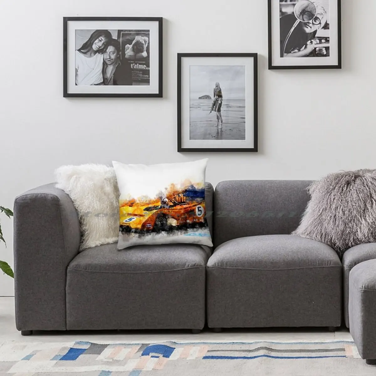 Наволочка Denny Hulme наволочка из хлопка и льна для скоростного водителя гоночного