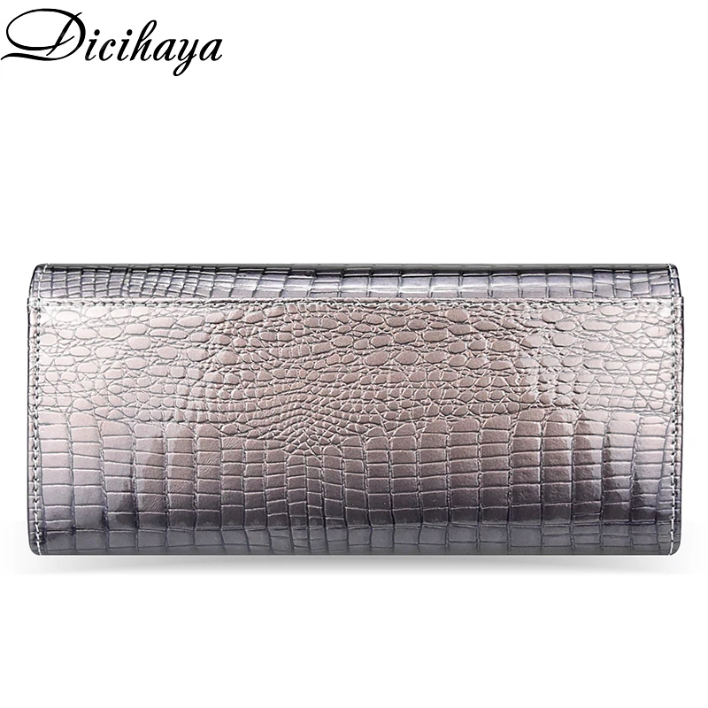 Женские кошельки DICIHAYA из натуральной кожи роскошный брендовый модный кошелек