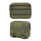 Мужская тактическая поясная Сумка Molle, повседневный поясной кошелек на бедро, Маленький Карманный военный мешочек для бега, дорожные сумки