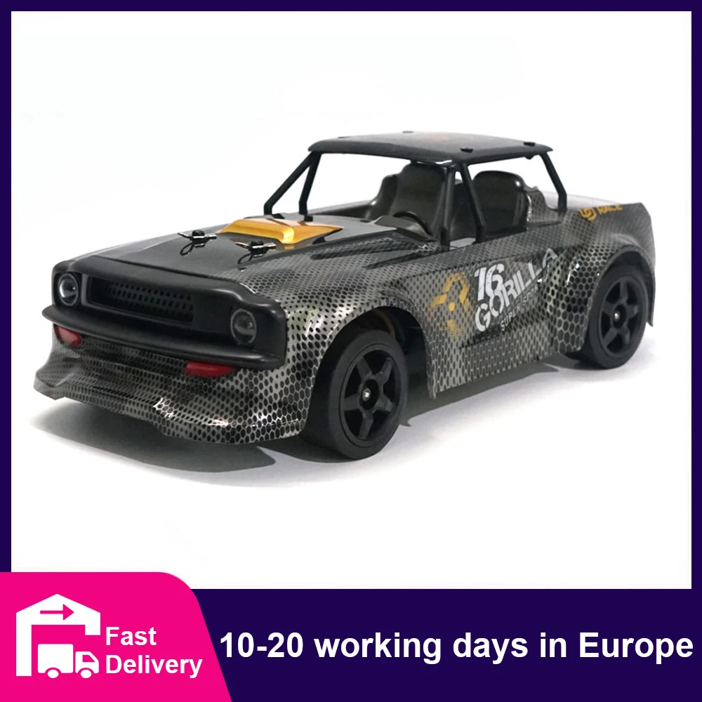 

1/16 2.4G 4WD RC Car 30Km/h High Speed Led Light Drift On-Road Proportional Control Vehicles Model Racing Car Toy