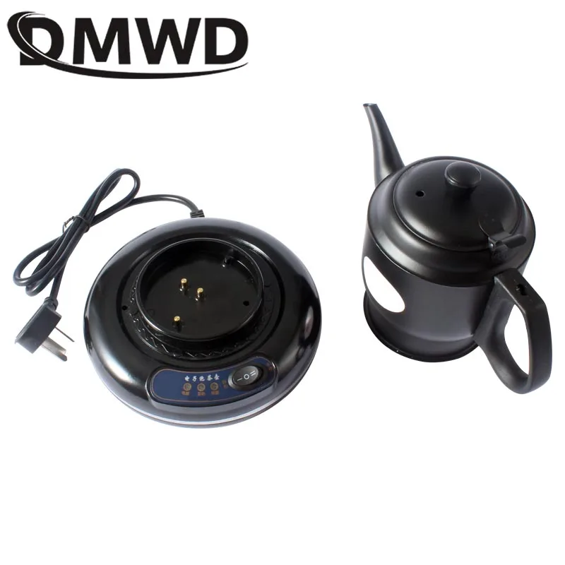

DMWD Stainless steel Thermal insulation electric kettle teapot 0.7L 450W automatic hot water heating boiler tea pot EU US plug