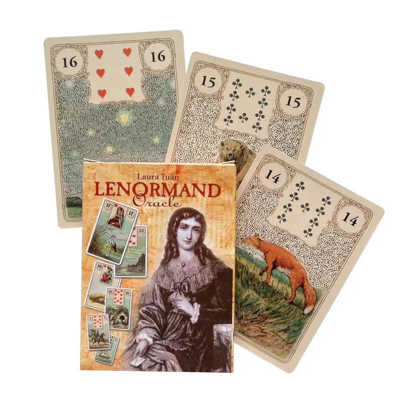 The Laura Tuan Lenormand Oracle Cards Tarot Deck 36 For Board Game Card Party | Спорт и развлечения
