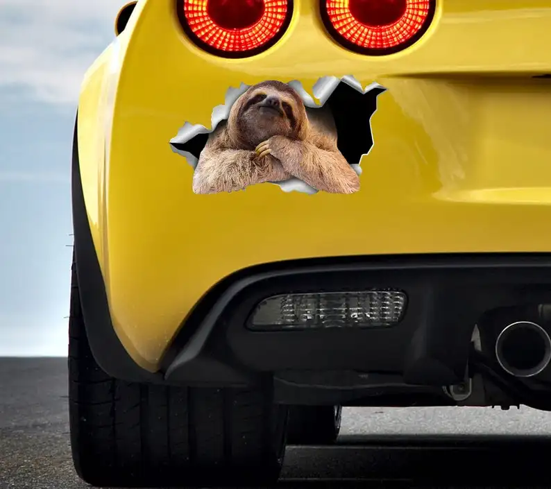 

Sloth 3D stickers Car decor Sloth car sticker Sloth sticker Car decoration Funny sloth sticker Window sticker Laptop sticker