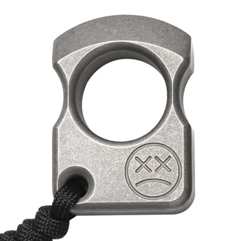 

Alloy Steel Outdoor Survival Tactical Tool Multifunctional Ring Pendant Ring Pendant Window Breaker Girls'self-defense equipment