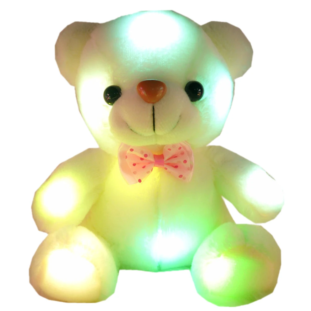 20 см СВЕТОДИОДНЫЙ красочные светящиеся Детские плюшевые игрушки освещение