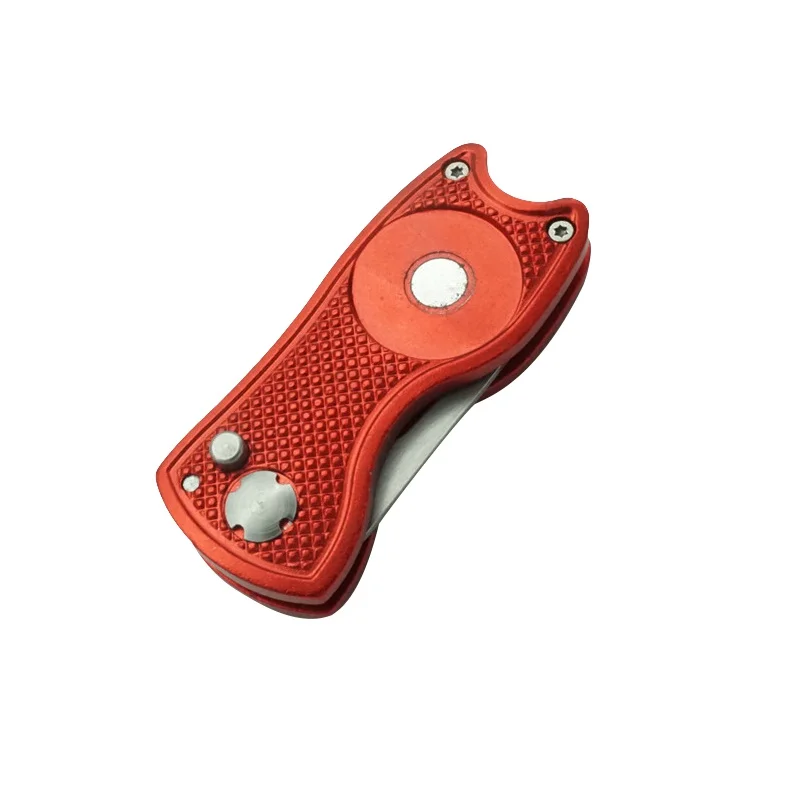 Складная вилка для гольфа зеленая тренировочный инструмент из сплава