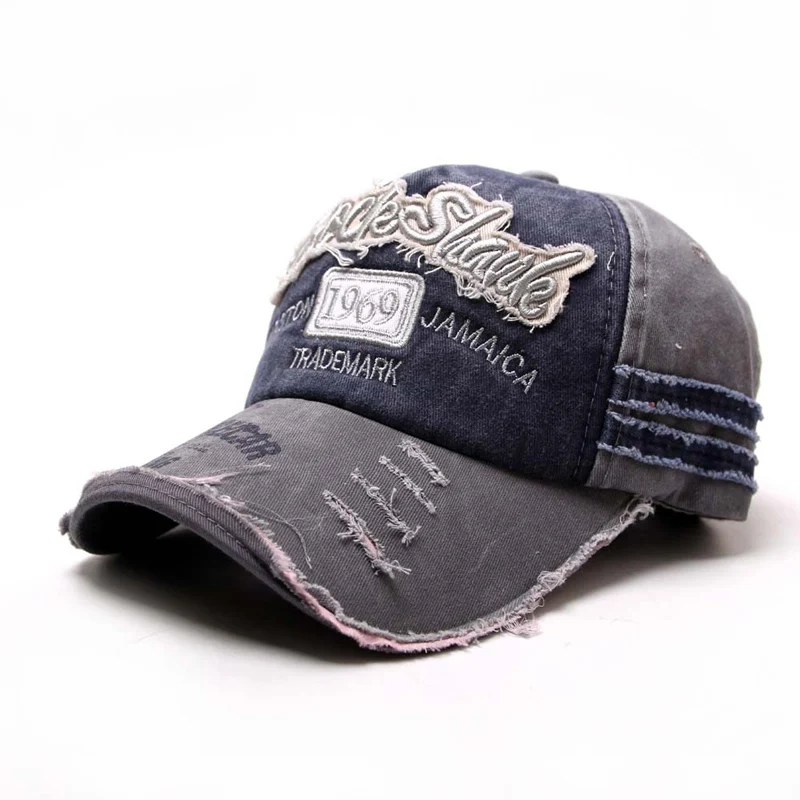 Модная ретро-бейсболка для мужчин и женщин Snap Back Caps Винтажный дизайн Регулируемая хлопковая Hip Hop Snapback Шляпа.