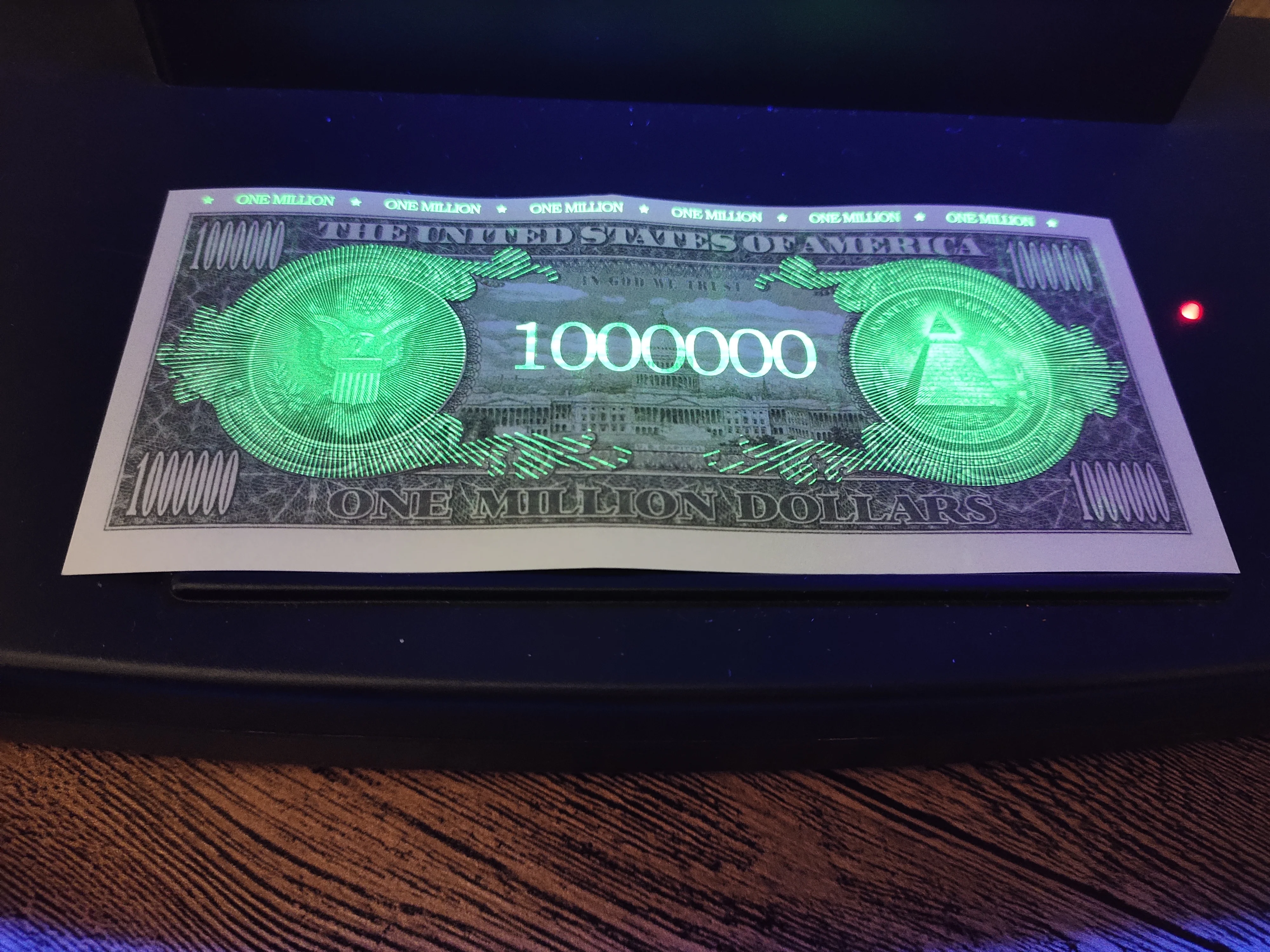 20 шт. один миллион долларов США бумажные Поддельные Банкноты банкноты без