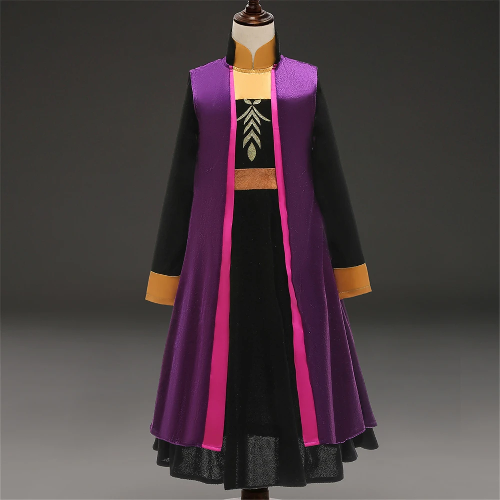 Новинка костюм Эльзы на Хэллоуин для девочек платье Снежной Королевы 2 сказочное