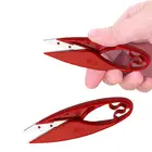 Ножницы U-образные для шитья, ножницы с пластиковыми ручками ниток, 1 шт.