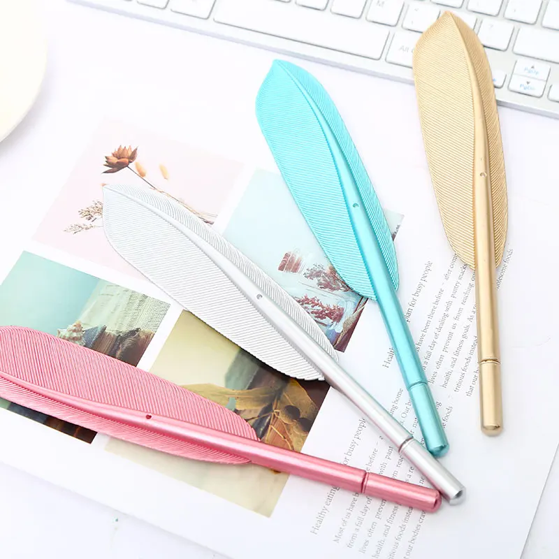 Корейский Плюм перо Милая гелевая кавайные ручки креативный рисунок написание