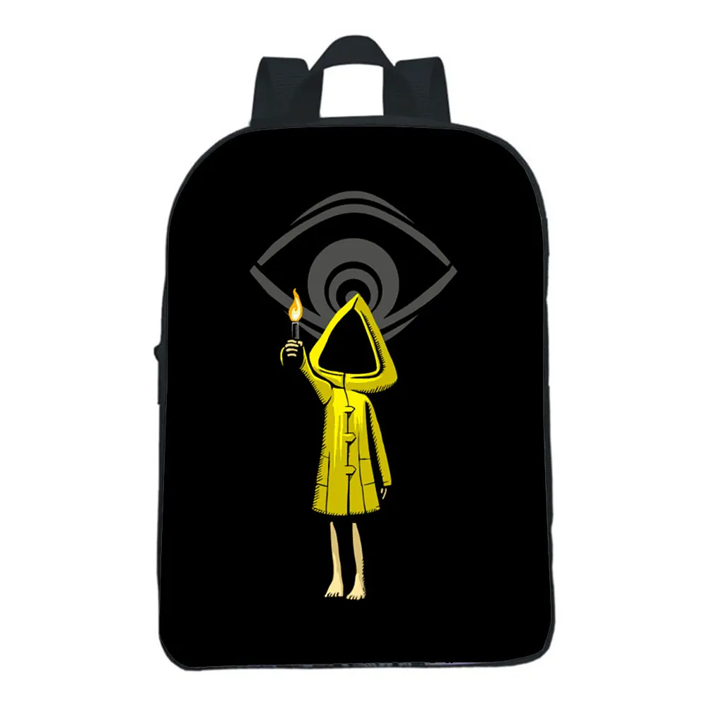 Game Little Nightmares 2 Backpack Kindergarten Bookbag Boys Girls Mochila Toddler Cartoon Knapsack Children School Bag Rucksack