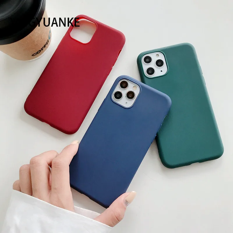 Candy Color Silicone Cases For Samsung Galaxy A30 A40 A50 A10 A20 A70 A30S A51 A71 A31 A01 A41 A20E A11 Case Soft TPU Cover