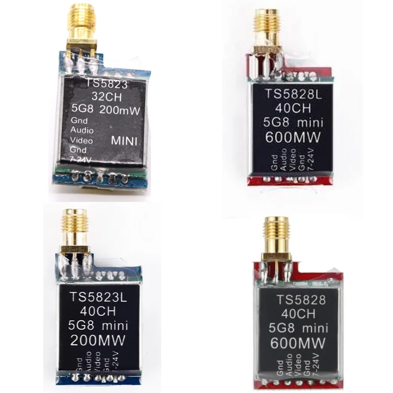 Оригинальный TS5828S TS5828 TS5828L TS5823 TS5823L Micro VTX 5 8G 600mW 48CH миниатюрный FPV передатчик для
