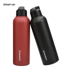 550830 мл Нержавеющаясталь термос чашка Горячаяхолодной с двойными стенками из нержавеющей стали Вакуумная туристический автомобиль суп Кофе кружка термос бутылка для воды с 2 крышками