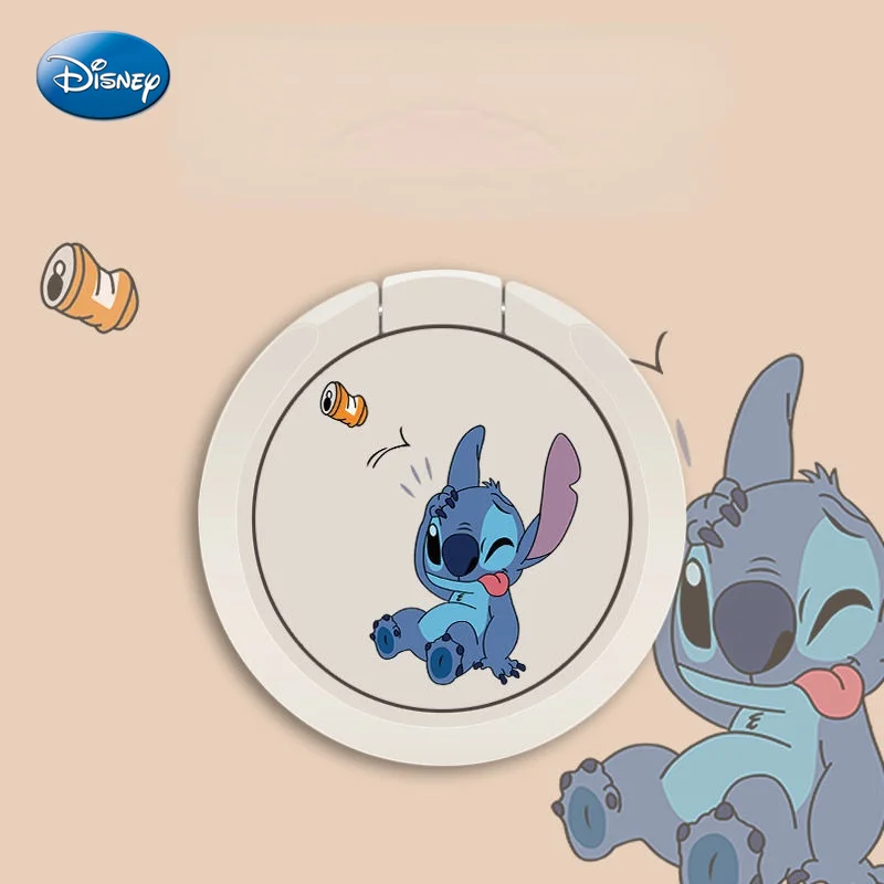 

Disney mobile phone ring buckle bracket cute Stitch small desktop support ring metal anti-fall car magnetic strong buckle