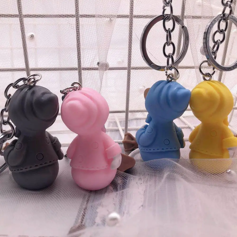 

WANGAIYAO hanging foot big bill duck keychain travel souvenir bag mobile phone car keychain